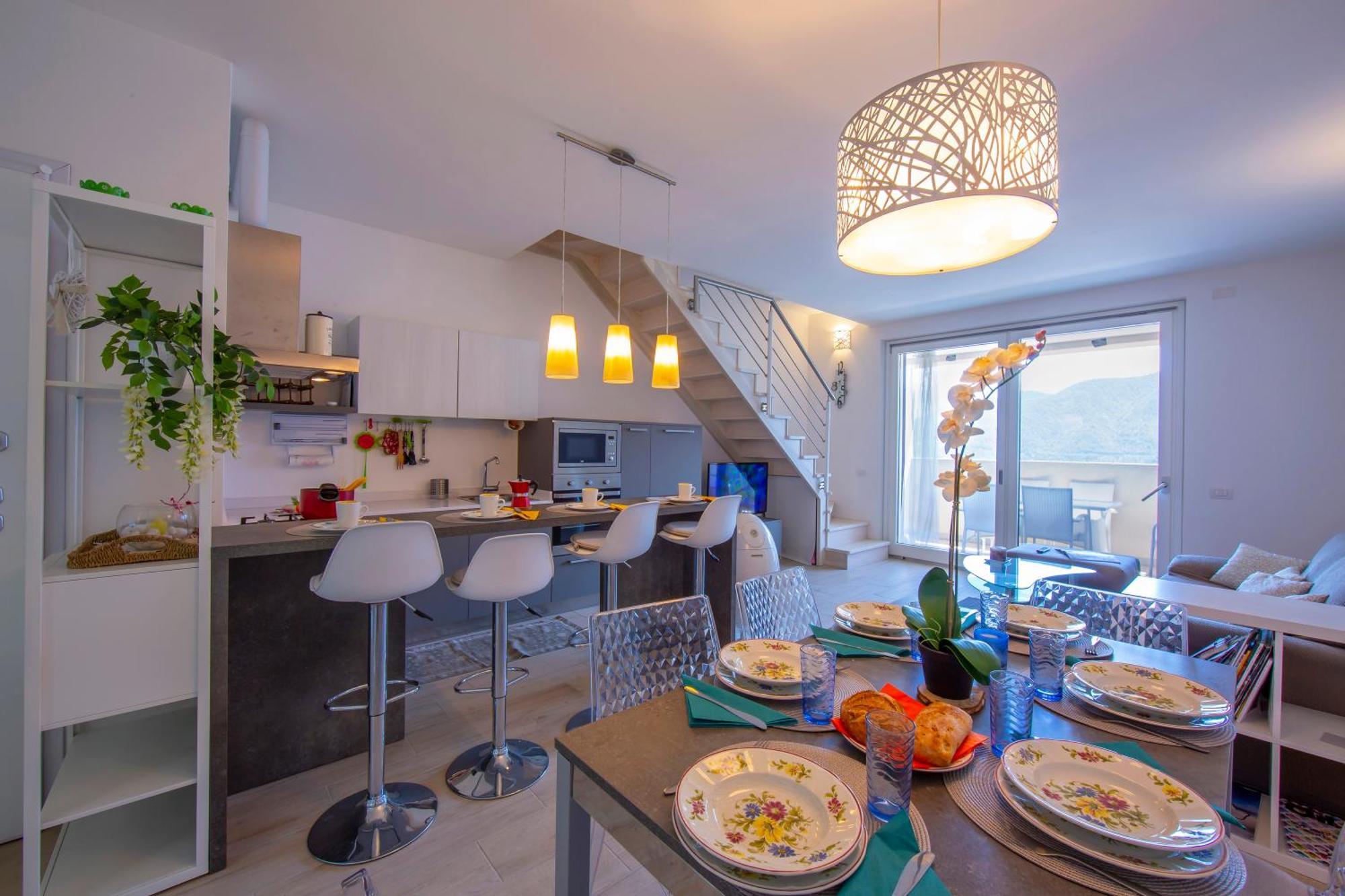דירות Mezzegra Como Lake Modern Apartament Ulivi מראה חיצוני תמונה
